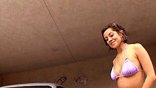 hey, this white stud's massive cock gets sucked by sexy latina vanessa leon in doggystyle and cowgirl action