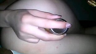 Hot Teen 18+ Excitedly Fingers Bottle in Homemade Masturbation!
