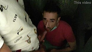 friends enjoying a fun night out in disco toilets