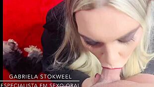 I give deepthroat to hot blonde, she orgasms in orgy