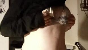 Busty Amateur Girl Plays With Her Big Tits And Ass In Homemade POV Video