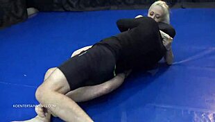 who wins, christina shine or blackgrappler in femdom?