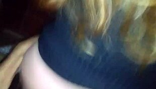 Skinny blonde stepsister has sex with stepbrother in pov