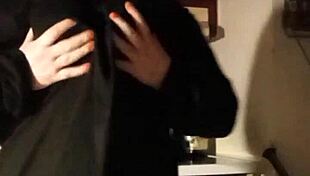 Busty Amateur Girl Plays With Her Big Tits And Ass In Homemade POV Video