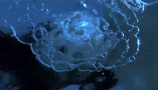 jack frost 2 has this sexy asian girl skinnydipping nude in the pool