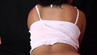 Photo session with girl in kitten costume