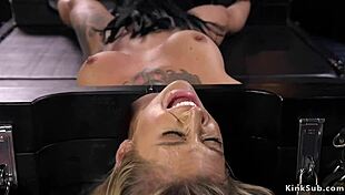 Alt Blonde Captured In Rough Bondage Fetish