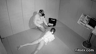 Nasty sweetie screams in anal nuthouse for brutal assfucking therapy!