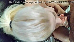 Kinzy Jo massages and sucks that big cock