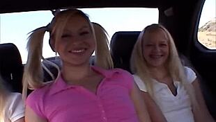 milton twins tease and finger that hot blonde pussy