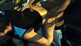 in the open road, two guys fuck passionately under the sun