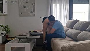 my father-in-law caught me on skype sucking my boyfriend's cock