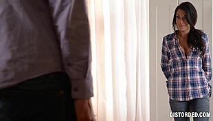 Exploring foot fantasies with hairless big tits and stockings in a fetish scene.