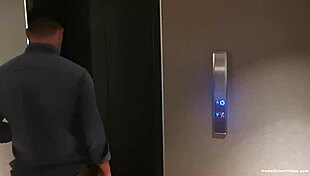 Want to see this busty blonde get serviced in the hotel?