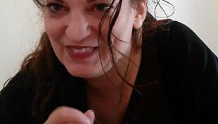 Hey, Raven gives an amazing blowjob and jerks him off! 😏