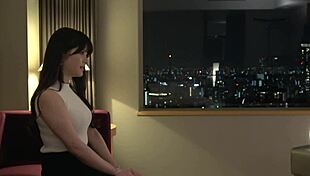 I bended her over and fingered her wet pussy so hard she moaned loud, her tits bouncin'