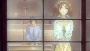 The anime babe is bound and getting plowed hard.