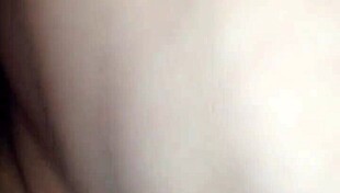 Detailed view of wet fat pussy getting thoroughly fucked by a hard cock until cum