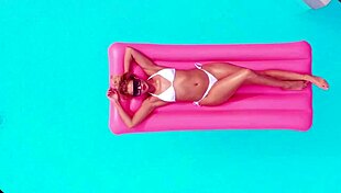 pleasure break with a busty milf bent over for fingering and blowjob