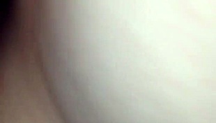 Detailed view of wet fat pussy getting thoroughly fucked by a hard cock until cum