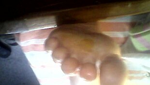 Footjob Delight with My Wife's Sexy Feet at 21