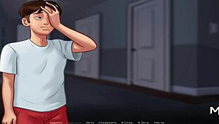 Summertime Saga - Displaying Abs to Character in Episode 19