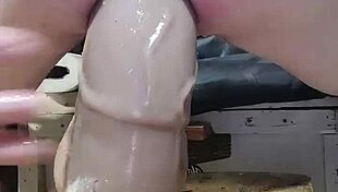 mr hankey enjoys a fun riding session with toys and dildo