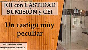 interactive joi game with chastity punishment and cei at expert level