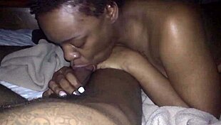 Milf Wife Gives Sloppy Blowjob To Monster Black Cock