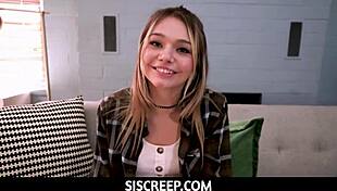 Stepbrother gets pov blowjob and creampie from stepsister mia kay