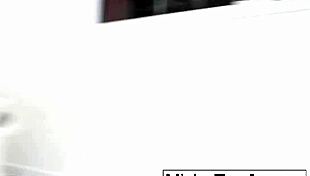 I experience a super hard threesome with tattooed brunette pornstars, focusing on big tits and blowjobs