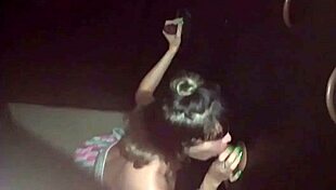 dealing with multiple guys through glory hole cabin until the last one showers me with cum