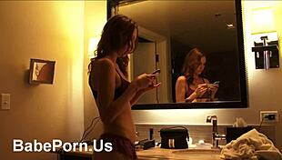 Amateur Portuguese girl performs oral blowjob in porn.