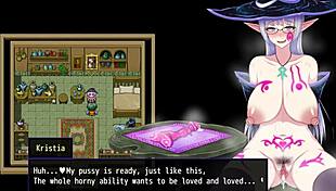 Kris explores the city of pleasure with toys and hentai adventures