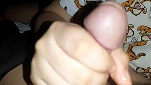 Hey, check out this asian babe's sloppy blowjob up close