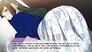 Erovoice part 5: Anal assfucking in hentai game