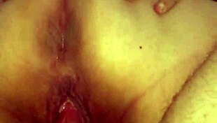 Watch that sexy ass get fucked hard by her shaved cock?