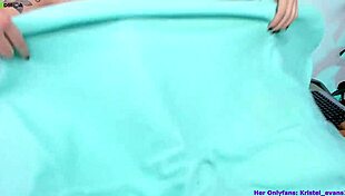 Eighteen year old amateur girl fingers her pussy and masturbates on webcam until she squirts.