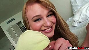 Blonde Amateur Feels Intense Pleasure As Bf Tries Her Ass