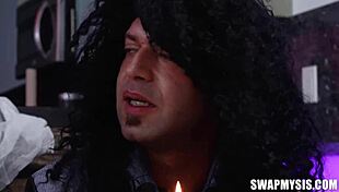 Macy meadows and leana lovings emotionally summon peter green and nicky rebel in nature