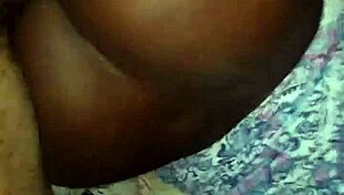 big booty gets fucked doggystyle, bent over and wet