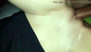 Look at this beautiful brunette crossdressing in amateur action