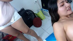 My husband came on stepsister's heels, made her lick them clean.