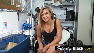 skinny allison banks in close-up action