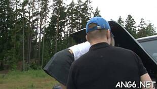 sultry blonde olivia c rides hard in doggystyle outdoor fun 😏