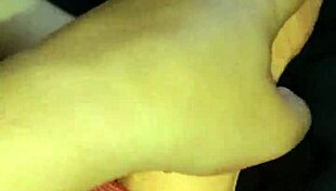 Wife rides big dick while playing with toys in homemade scene