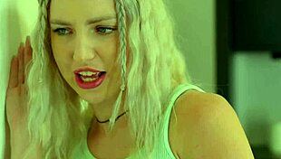 naughty teen britt blair seduces her asian roommate kimmy kim in dorm