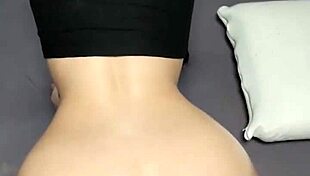 Girlfriend's Big Ass and Tight Pussy Delight in Fingering