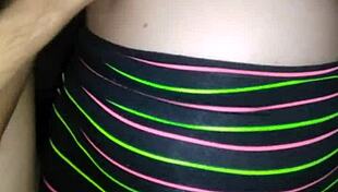 i caugt my girlfreind in her bikni and skrt, fingerd her wet pusy when evryone left, it felt so good