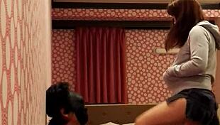 Intense ballbusting action in session 39